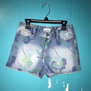 Old Navy Floral Jean Shorts